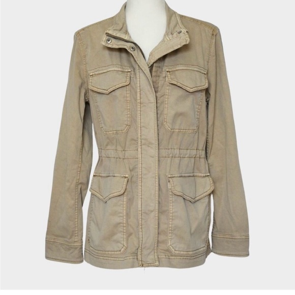 GAP Women's Tan Utility Jacket - Picture 3 of 10